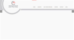 Desktop Screenshot of andreasscholl.de